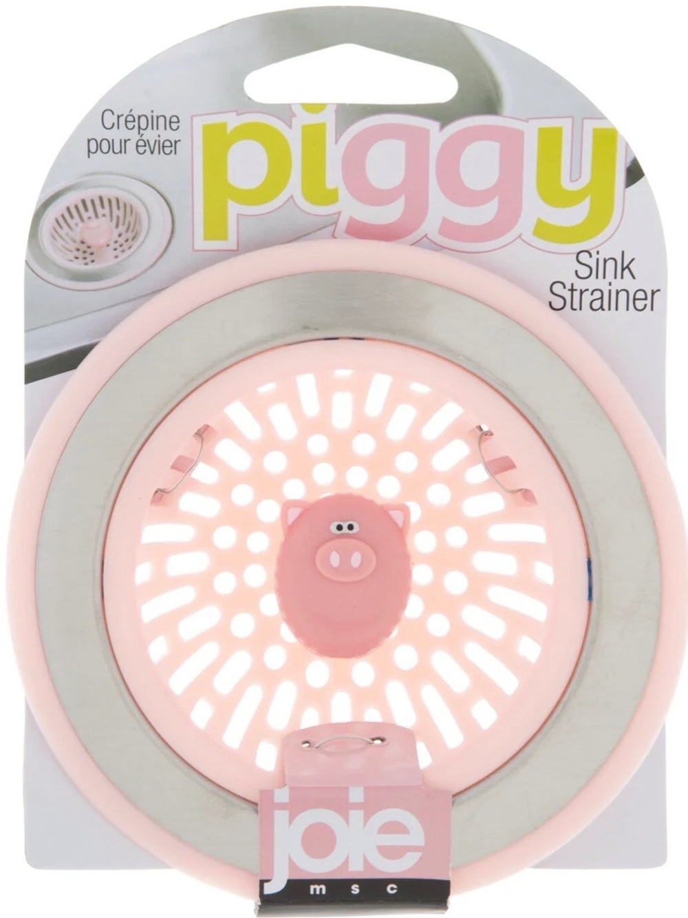 Joie Pink Piggy Sink Strainer for Kids